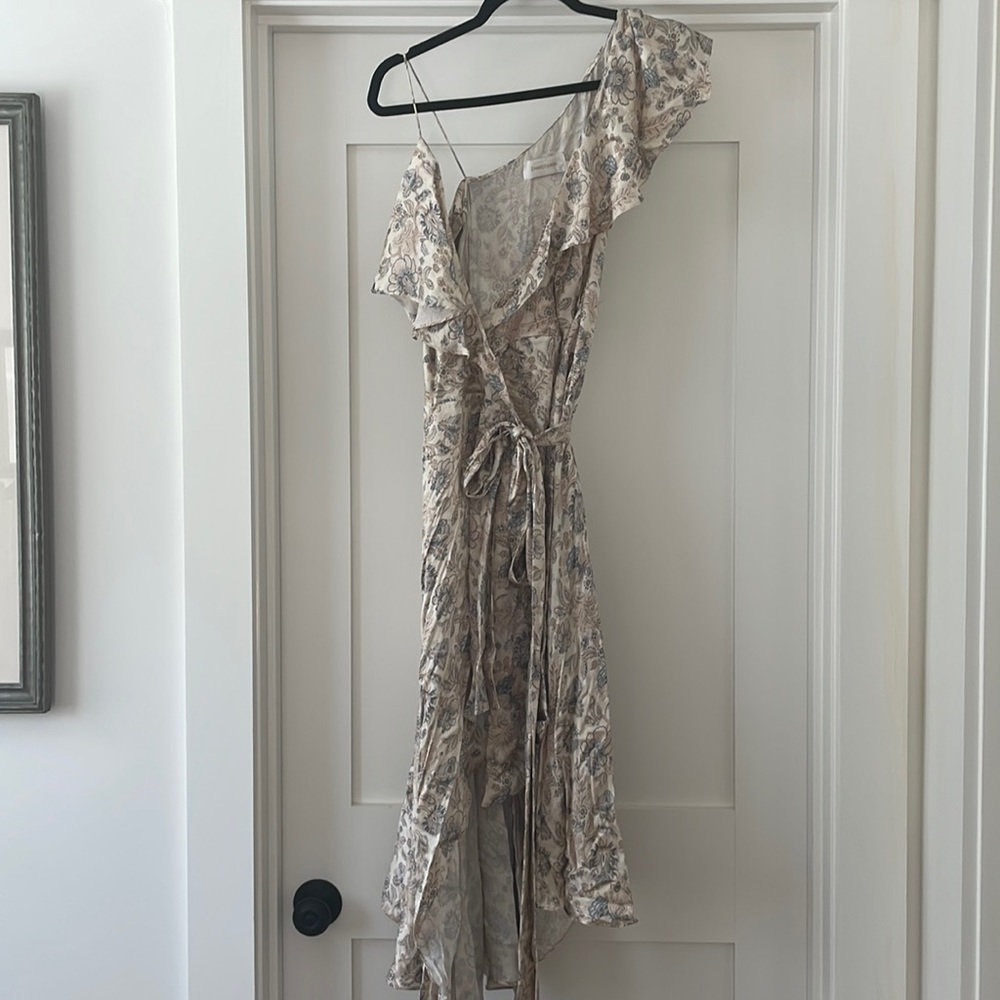 Zimmermmann asymmetrical wrap dress